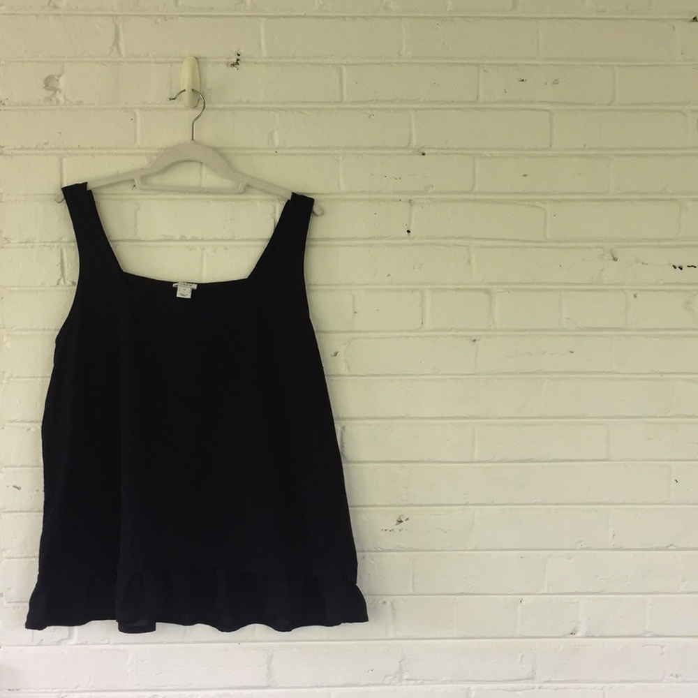 Sleeveless Black Blouse